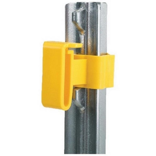 Dare T-Post Tape Insulator 25 Pack,Yellow by Dare
