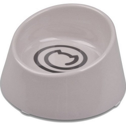 Van Ness, Van Ness Ecoware Raised Feeder Cat Dish, 8 Oz, Gray