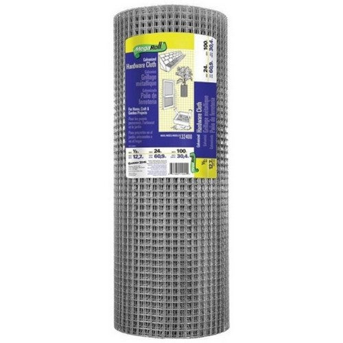 Garden Zone, Hardware Cloth 1/2 Inch, 1/2X24 IN X 100
