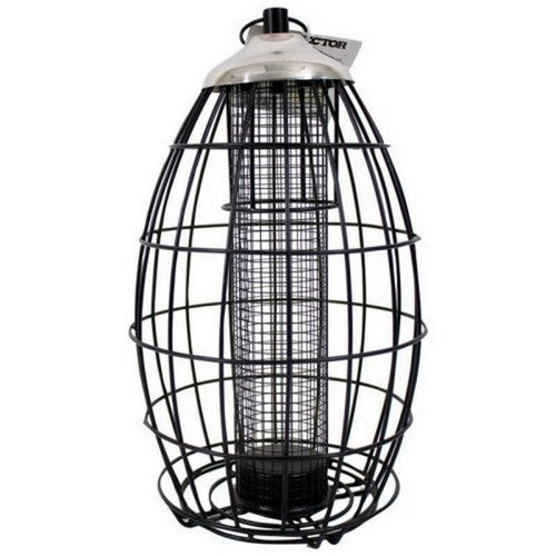 Heath, The Protector Bird Feeder, 2 LB CAP,Pewter