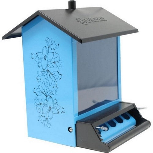 Heath, Squirrel Resistant Feeder, 5 LB CAP,Blue