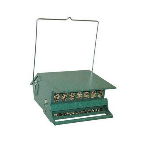 Original Bird'S Delight Squirrel-Resistant Feeder 9 LB CAP,Green by Audubon