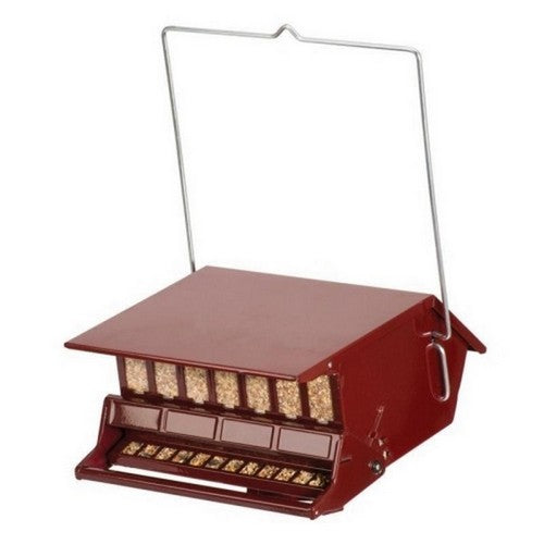 Audubon, Bird'S Delight Squirrel-Resistant Feeder, 9 Lbs,Red