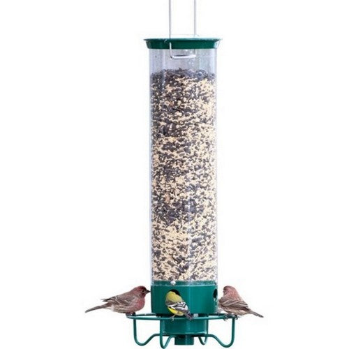 Droll Yankees, Yankee Flipper Squirrel Proof Feeder, 5 Lbs CAP,Green