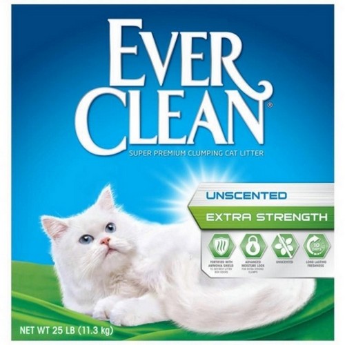 Scoop Away, Ever Clean Extra Strength Clumping Litter, 25 Lbs,Unscented