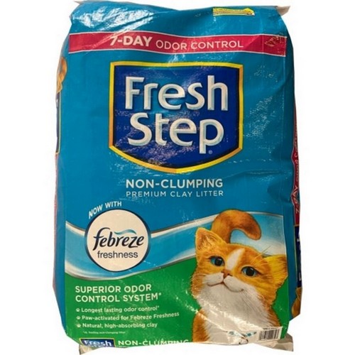 Scoop Away, Fresh Step Premium Non-Clumping Clay Litter, 35 Lbs