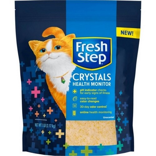Scoop Away, Fresh Step Crystals Health Monitor Cat Litter, 7 Lbs