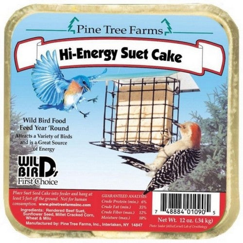 Pine Tree Farms, Pine Tree Farms Suet Cake, 12 Oz, Hi / Energy