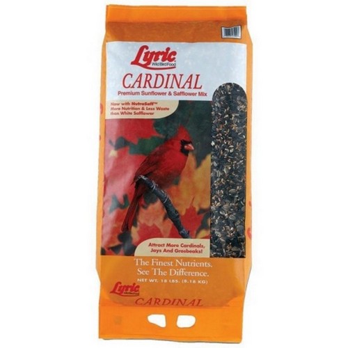 Lyric Cardinal Sunflower & Safflower Mix 18 Lbs by Lyric