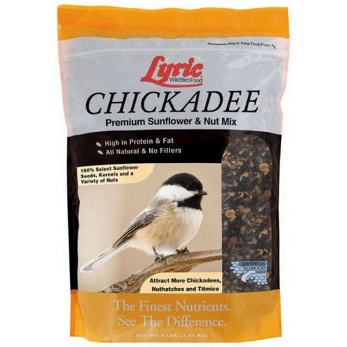 Lyric, Lyric Chickadee Premium Sunflower & Nut Mix, 4 Lbs (Case Of 8)