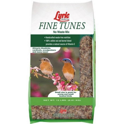 Lyric Fine Tunes No Waste Wild Bird Mix 15 Lbs by Lyric