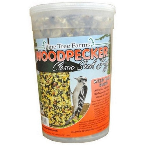 Pine Tree Farms, Pine Tree Farms Classic Seed Log, 36 Oz, Woodpecker
