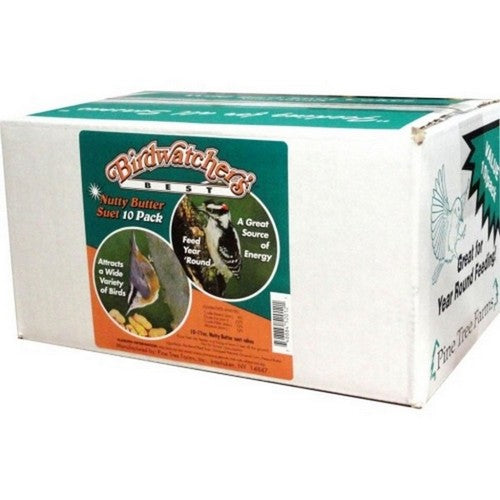Pine Tree Farms, Birdwatcher'S Best Suet, 10 Pack,Nutty Butter