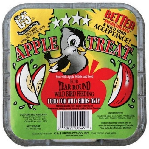 C&S Treat Suet 11.75 Oz, Apple by C&S