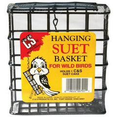 C&S Single Suet Basket 1.8 X 4.9 X 5.2 Inches,Black by C&S