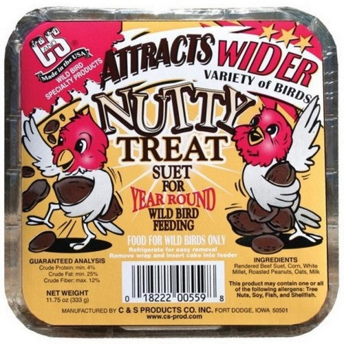 C&S Treat Suet 11.75 Oz, Nutty by C&S