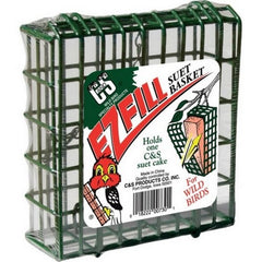 C&S E-Z Fill Suet Basket 1.75 X 5 X 5.5 Inches,Green by C&S