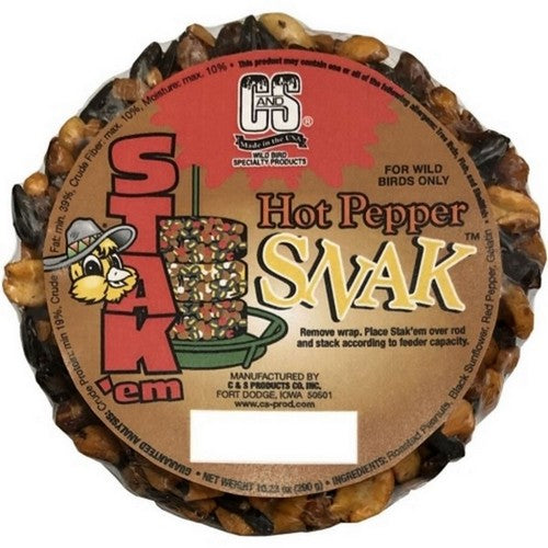 C&S Snak Stak 'Em 8 Oz, Hot Pepper by C&S