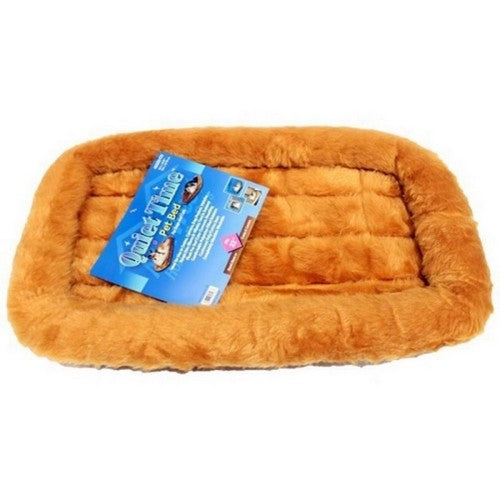 Midwest Homes, Quiet Time Sheepskin Bed, 22 X 13 Inches, Cinnamon