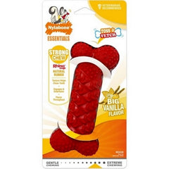 Nylabone Rubber Braided Bone Wolf,Vanilla by C&S