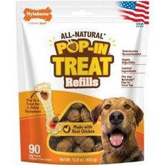 Nylabone Power Chew Pop-In Treat Refill 90 Pack,Chicken by C&S