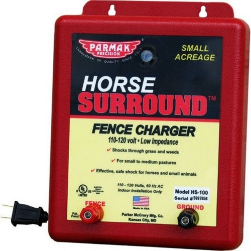 Parmak Horse Surround Fence Charger 5 MILE,Red by Parmak