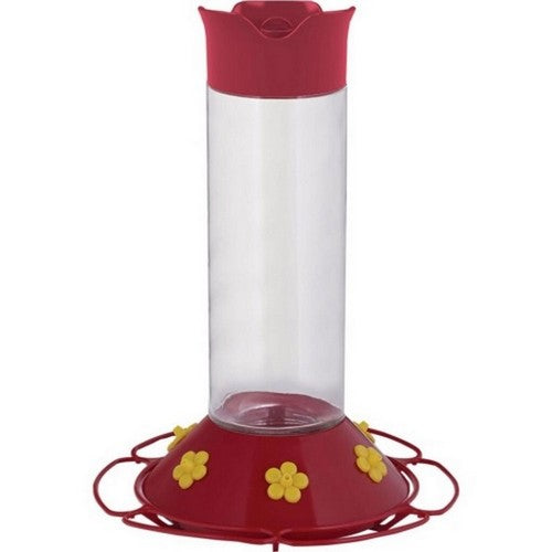 Perky-Pet, Glass Hummingbird Feeder, 30 Oz CAP, Red