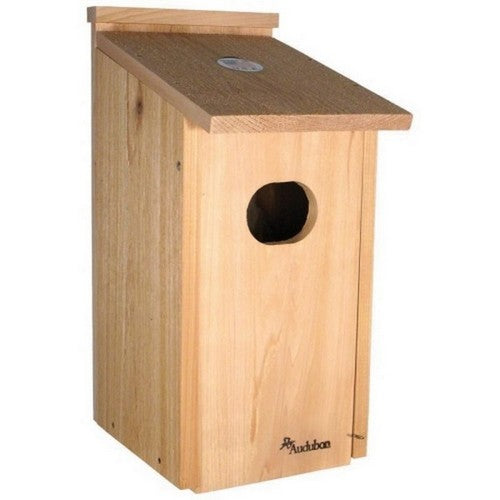 Audubon, Wood Duck Cedar Nestbox, 14.75 X 11 X 23 Inches, Tan