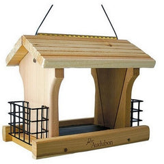 Cedar Ranch Feeder W/Suet Cages 5 Lbs / 2 CAKE,Tan by Audubon