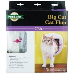 Petsafe 4-Way Locking Big Cat Door Large,White by Sportdog