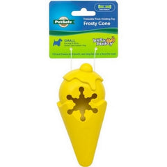 Busy Buddy Frosty Cone Small,Yellow by Sportdog