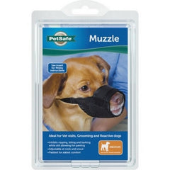 Petsafe Comfortable Nylon Padded Dog Muzzle Medium,Black by Sportdog