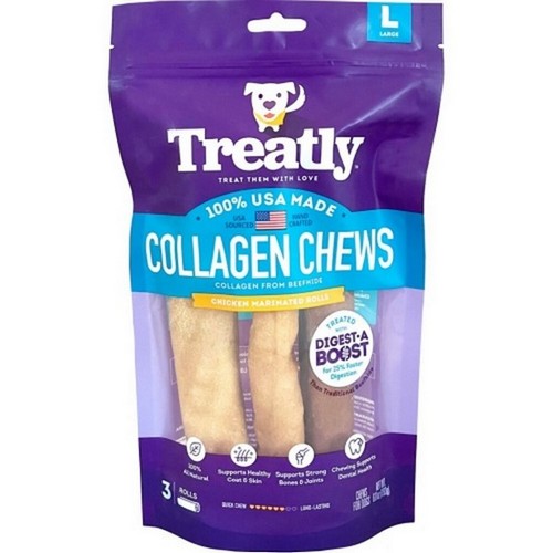 Treatly, Treatly Usa  Collagen Rolls, 9 IN-3 Pack,Chicken Marinad
