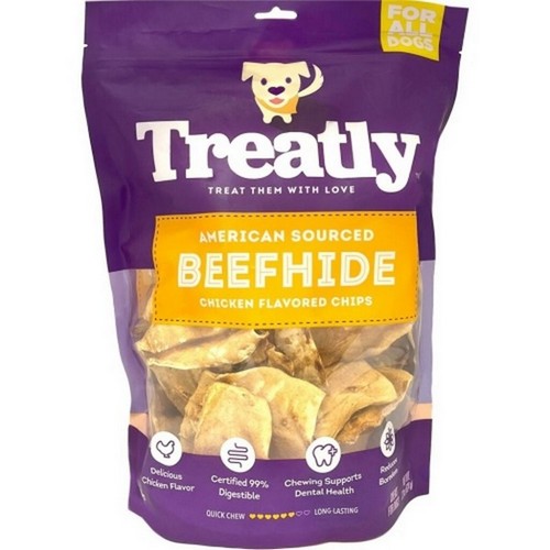 Treatly, Treatly American Beefhide Chips, 22 Oz, Chicken