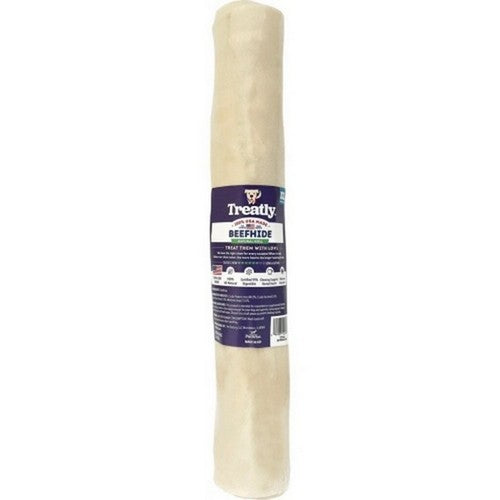 Treatly, Treatly 100% Usa Beefhide Heavy Weight Roll Banded, 12 IN-1 Pack,Natural
