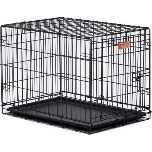 Midwest Homes, I-Crate Single Door, 24 Inches / Single,Black