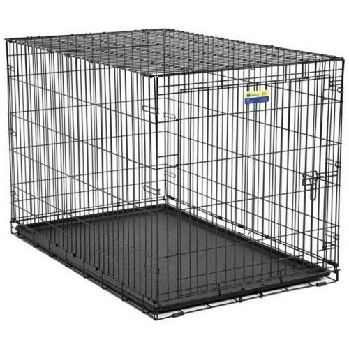 Midwest Homes, Contour Single Door Dog Crate, 48 X 30 X 33 Inches,Black
