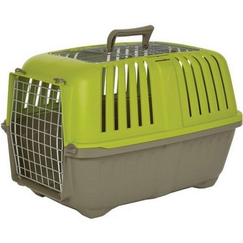 Midwest Homes, Spree Double Door Travel Carrier, 24 Inches,Green