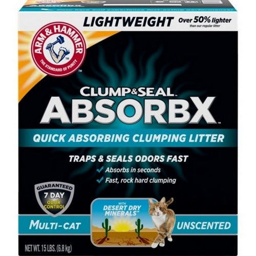 Arm & Hammer Absorbx Lightweight Unscented 15 Lbs by Feline Pine