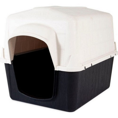 JW, Barnhome Iii Dog House, Large,Tan/Black