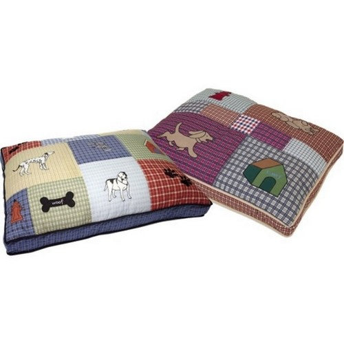 Aspen Pet Quilted Classic Applique Gusseted Bed 27 X 36 X 3 Inches,Assorted by JW