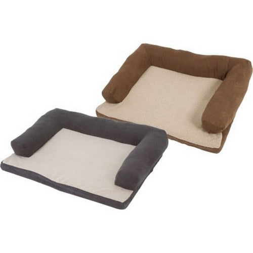 JW, Aspen Pet Bolster Orthopedic Pet Bed, 40 X 30 Inches, ,Assorted
