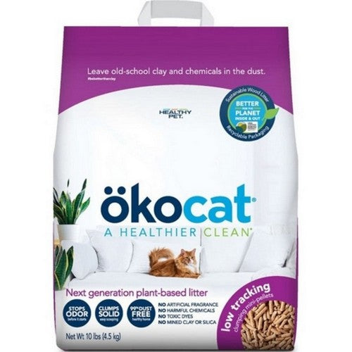 Okocat Low Tracking Mini Pellets Cat Litter 10 Lbs by Okocat