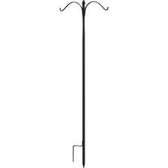 Boxed Double Shepherd Hook 84 Inches, Black by Audubon