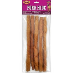 Cadet Gourmet Porkhide Twists 10 IN-5 Pack,Pork by C&S