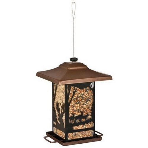 Perky-Pet, Wilderness Lantern Wild Bird Feeder, 2 LB CAP,Brown