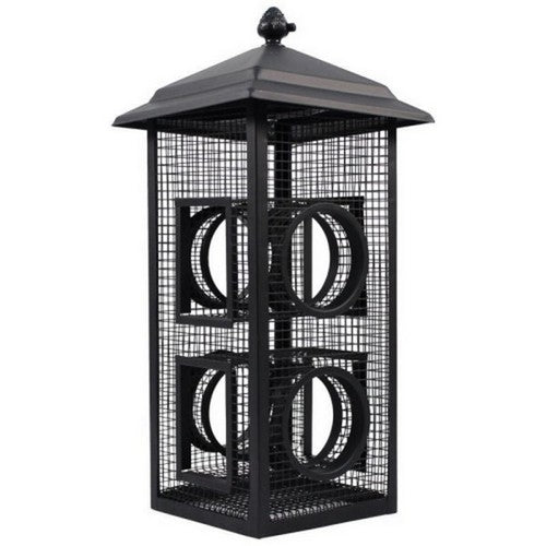 Fly Thru Wild Bird Feeder 2 LB CAP,Black by Perky-Pet