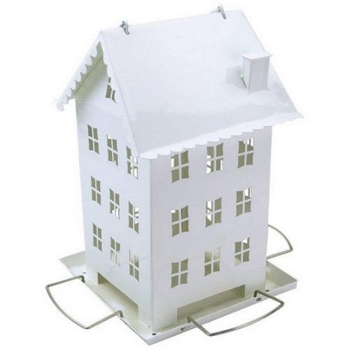 Perky-Pet, Farmhouse Bird Feeder, 2.8 LB CAP,White