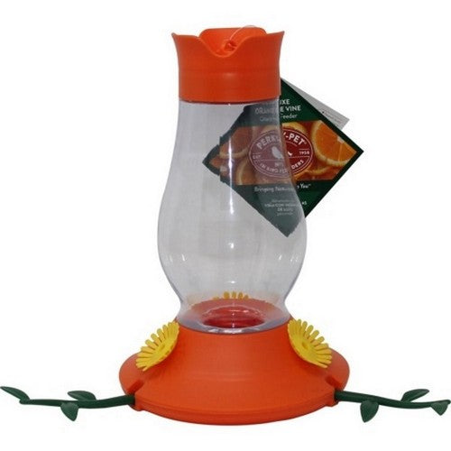 Perky-Pet, Vine Plastic Oriole Feeder, 27 Oz CAP, Orange