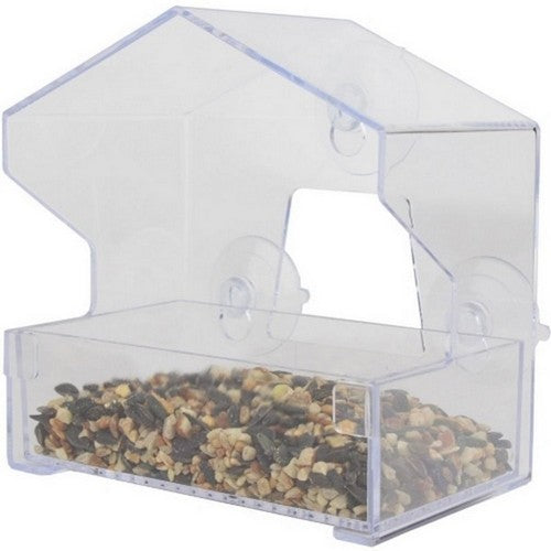 Perky-Pet, Window Feeder, .5 LB CAP,Clear